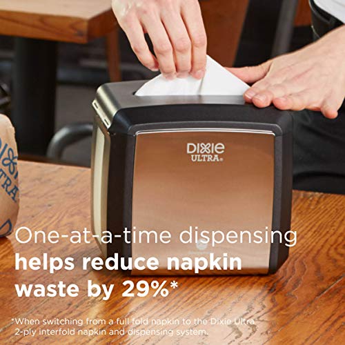 Dixie Ultra Countertop Napkin Dispenser Black