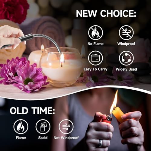 Safety Flameless Candle Lighter for BBQ Camping