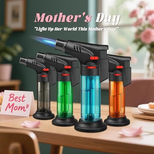 4 Pack Samniu Torch Lighter with 8g Capacity 1