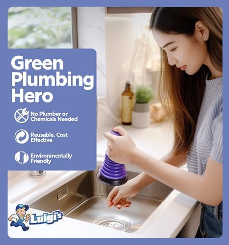 Mini Sink Plunger Efficient Drainage