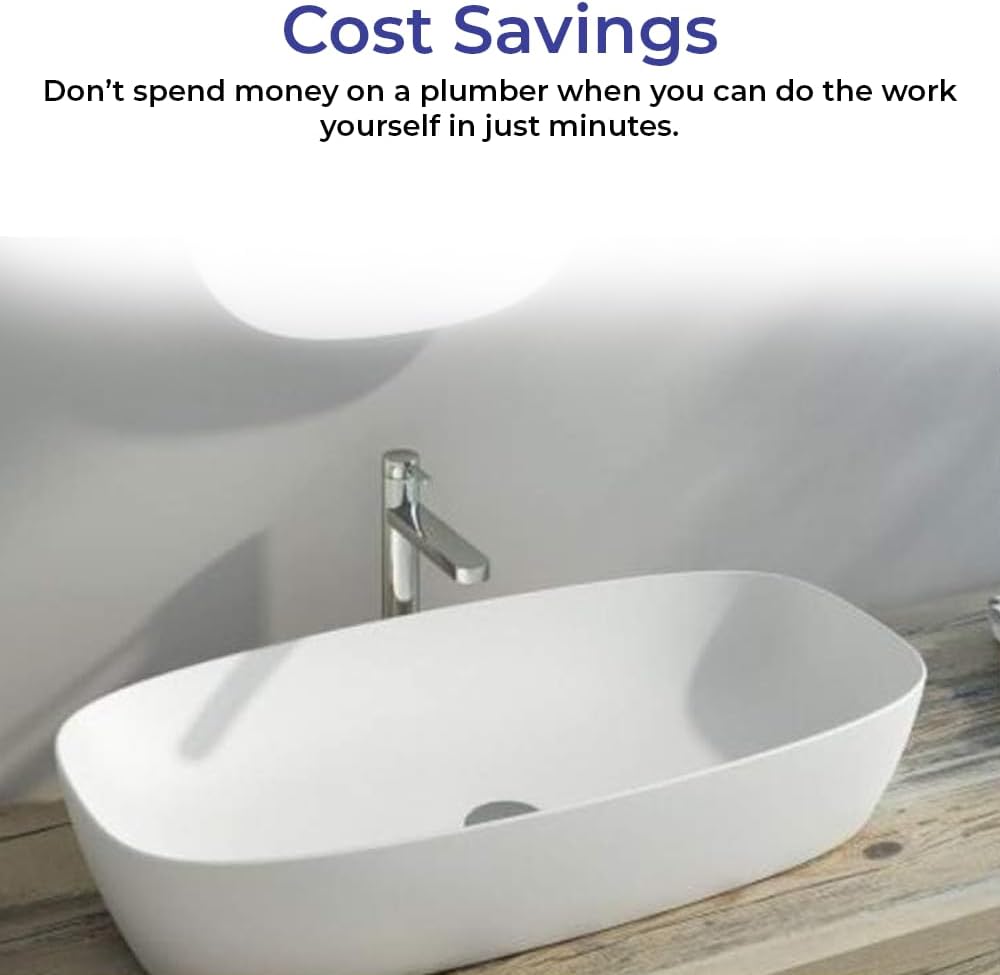 SAGEFINDS Effortless Drain Clever Flexible Drain Cleaning Sticks 195 Handle Disposable 12_pack