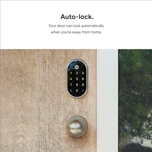 Smart Keyless Entry Door Lock for Yale Front Door Nest - tamper-proof and panic-free