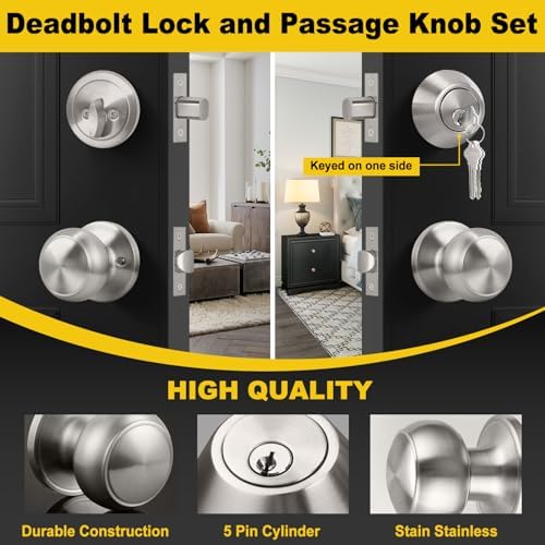 Secure Door Lock Set