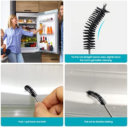 Drain Brush Tool for Curved Pipes