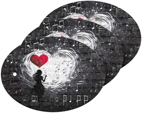 KOPIRIT Music Note Girl Heart Dish Sponges