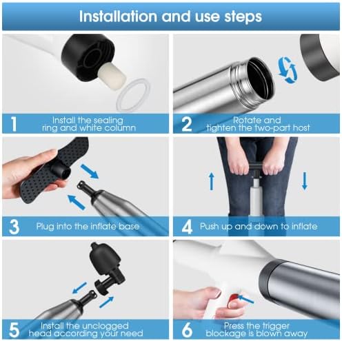 High-Pressure Sink Shower Plunger Kit