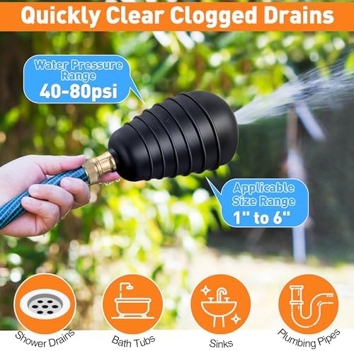 Enhon Drain Bladder Kit Effortless Drain Cleaning