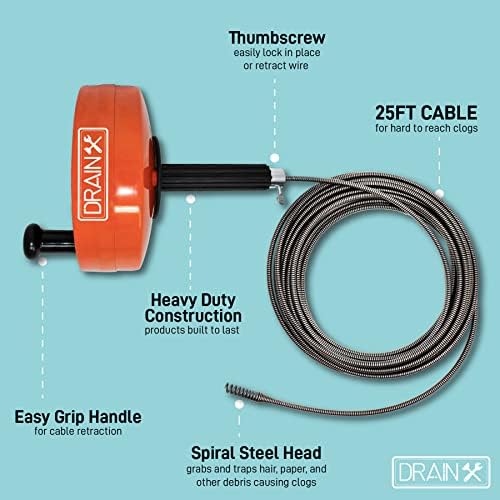 25-Ft Drain Auger Pro