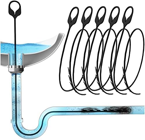 30-Inch Nylon Sink Snake for Hair Food Clogs