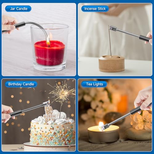 Safety Flameless Candle Lighter for BBQ Camping