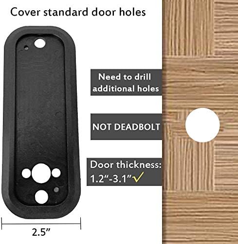 Spotacts Keyless Door Lock for Home Office 2-38 and 2-34 Installations Zinc Alloy Security