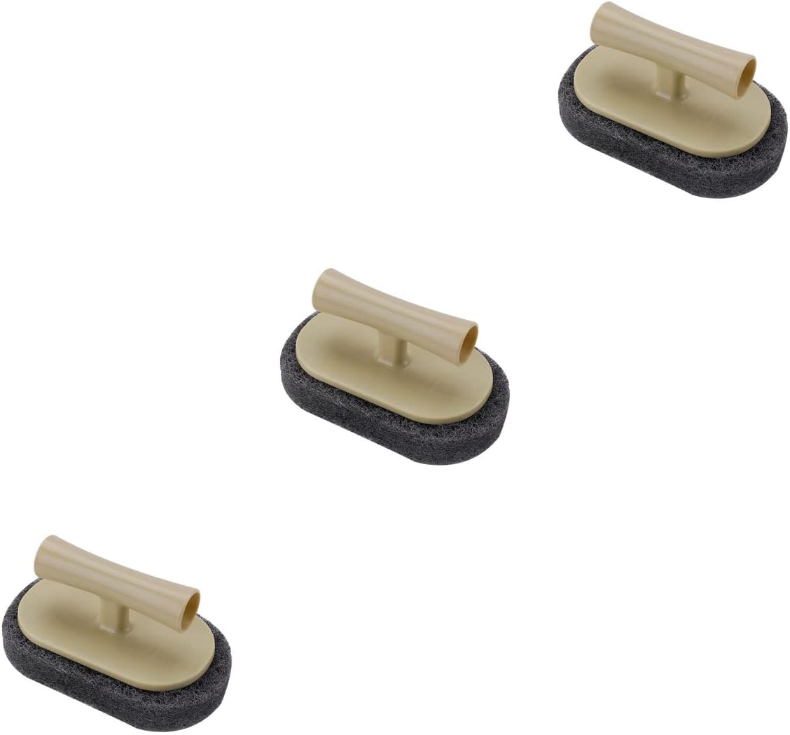 Zerodeko 3pcs Kitchen Bathroom Cleaning brushes - Ergonomic Handle Non-scratch Heavy-Duty Go To for Your Cleaning Needs