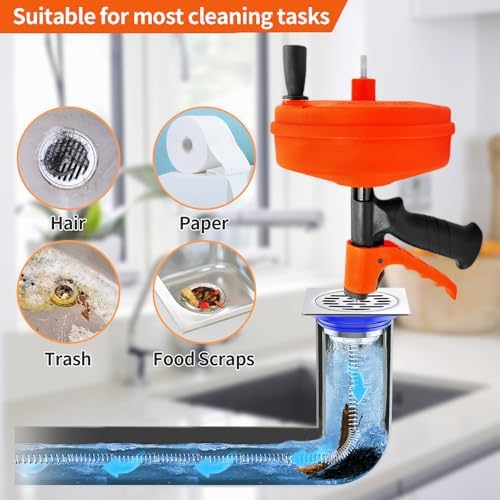 50 FT Drain Snake Hair Clog Remover