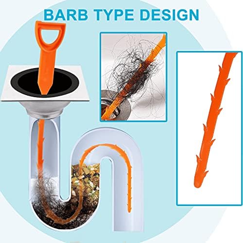 6-Piece Hair Material Drain Clog Remover Set