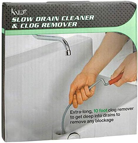 Katzco 10ft Drain Clog Remover