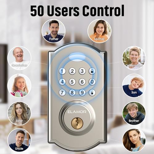 ELAMOR Keyless Entry Door Lock