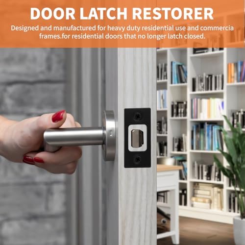 2-Pack Door Strike Plate - Door Security Replacement