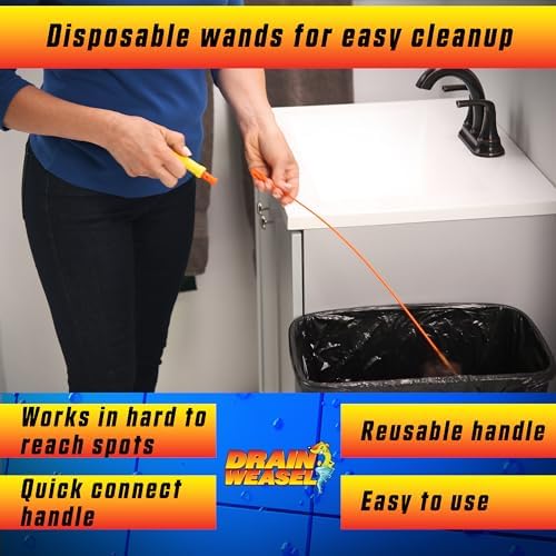 FlexiSnake Drain Weasel - Effortless Hair Clog Removal