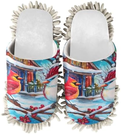 Cozy Winter Birds Replacement Mop Pads