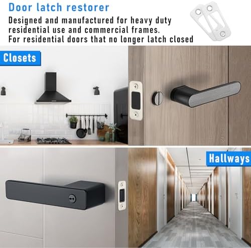 Durable Stainless Steel Door Strike Plates for Deadbolts