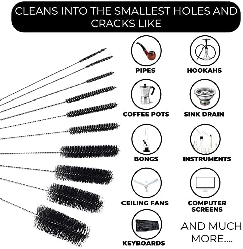 72 Long Bathroom Drain Brush Heavy-Duty Dualend