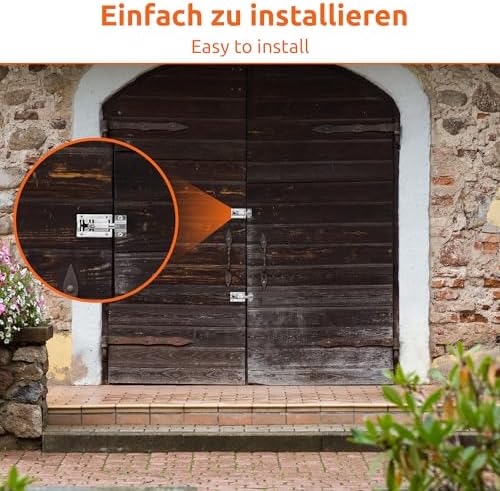 Sturdy 2-Pack Door Latch Locks for Outdoor Indoor Use