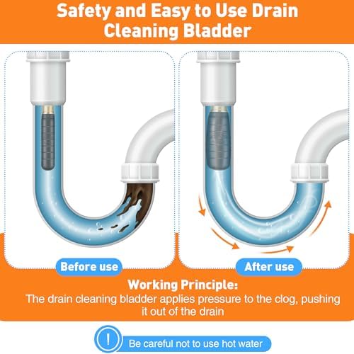 Enhon Drain Bladder Kit Effortless Drain Cleaning