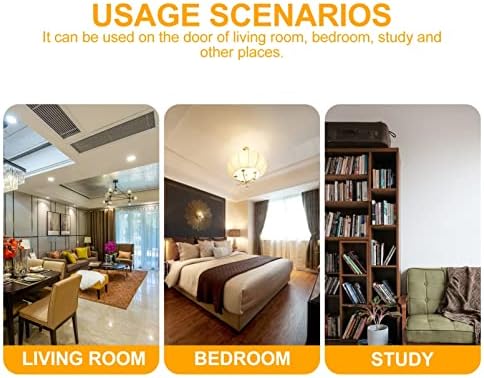 DOITOOL 5PCS Door Latch Plate Set for Entry Doors Stainless Steel Standard T Strike with 342-inch Spacing