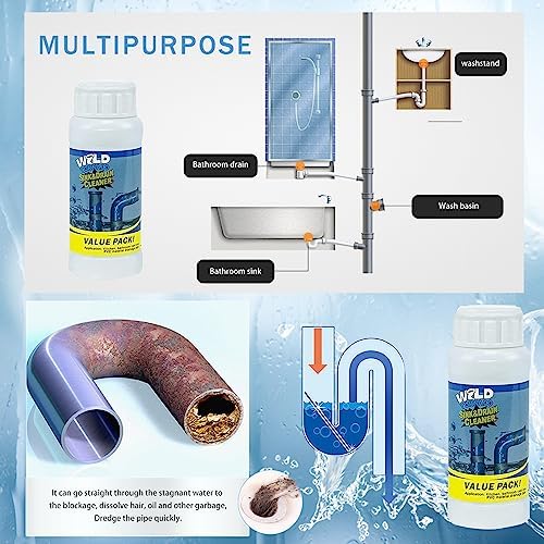 Unloshe Wild Tornado Drain Cleaner Powder