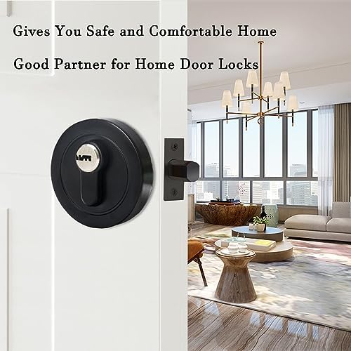 Stainless Steel Deadbolt Strike Plate Set 3Pack