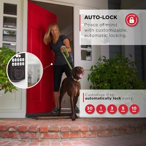 Kwikset SmartCode 260 Keyless Deadbolt with Auto-Lock and Venetian Bronze Finish
