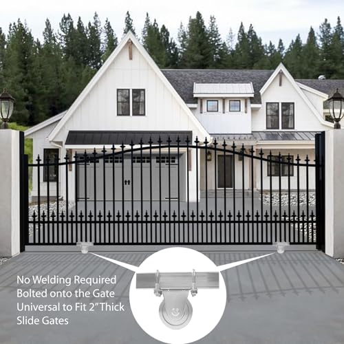 Heavy Duty 4 V-Groove Slide Gate Bracket for 3000lbs Capacity