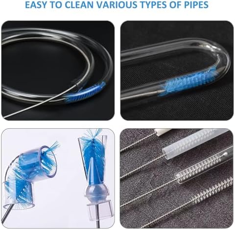 Eidsefe 75-Inch Flexible Drain Brush with 3 Shorter Straws Set for Efficient Cleaning