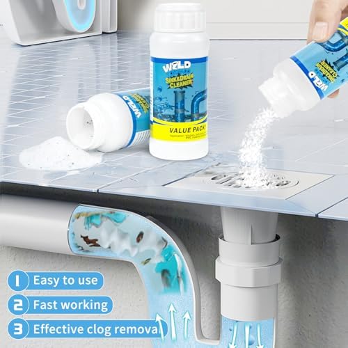 The Wild Tornado Sink and Drain Cleaner Effective Tool for Unclogging Kitchens and Restrooms