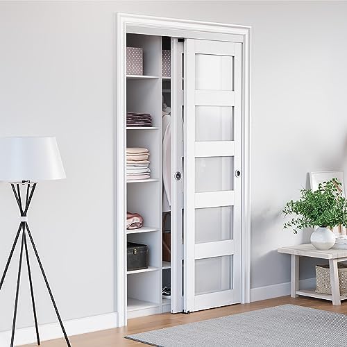 High-Quality 4FT Bypass Door Hardware Top-Mounted Design for Smooth Quiet Operation