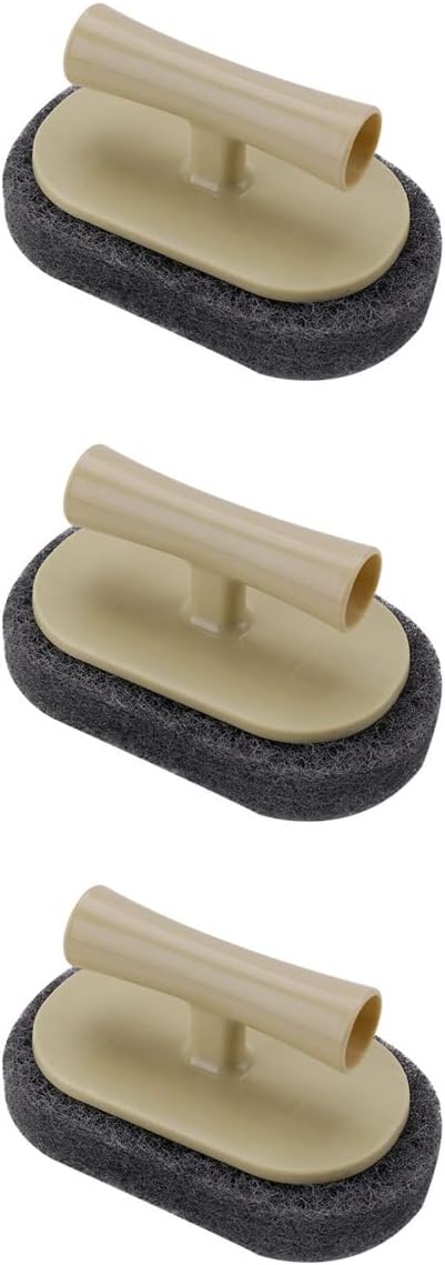 Zerodeko 3pcs Kitchen Bathroom Cleaning brushes - Ergonomic Handle Non-scratch Heavy-Duty Go To for Your Cleaning Needs