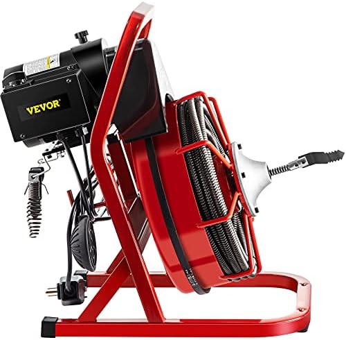 VEVOR 75ft Steel Drain Cleaner