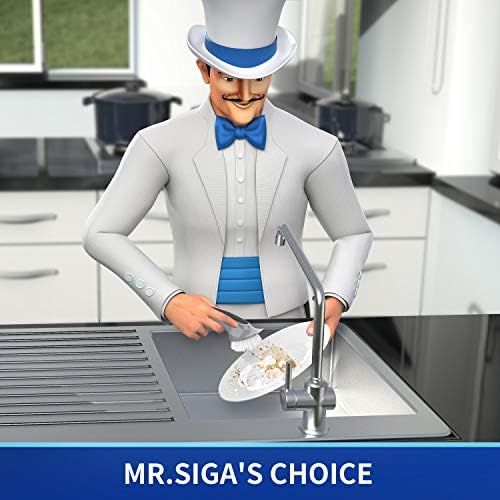 MRSIGA Packing Pan and Pot Cleaning Brush Kitchen Cleaning Set