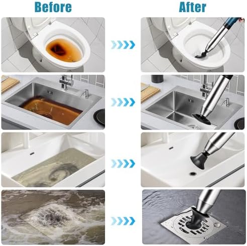 Electric Toilet Plunger High-Pressure Drain Clog Remover