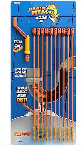 FlexiSnake Drain Weasel - Effortless Hair Clog Removal