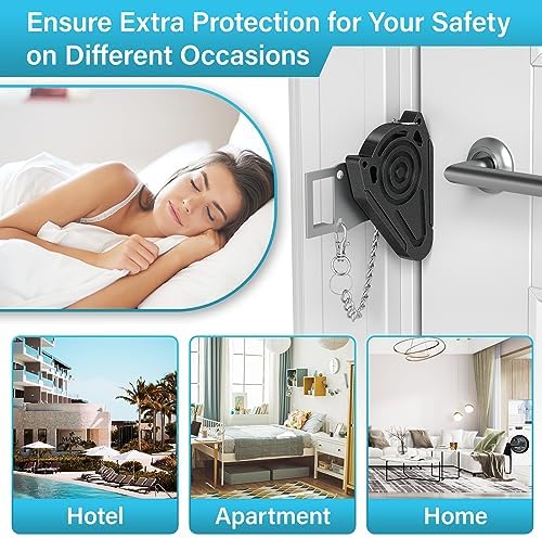 Travelessential Door Lock - Strong Durable and Compact for Your Security Needs