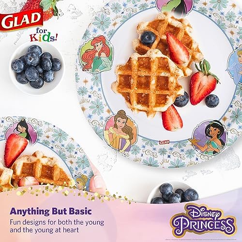 Glad Disney Princess Party Plates for Kids