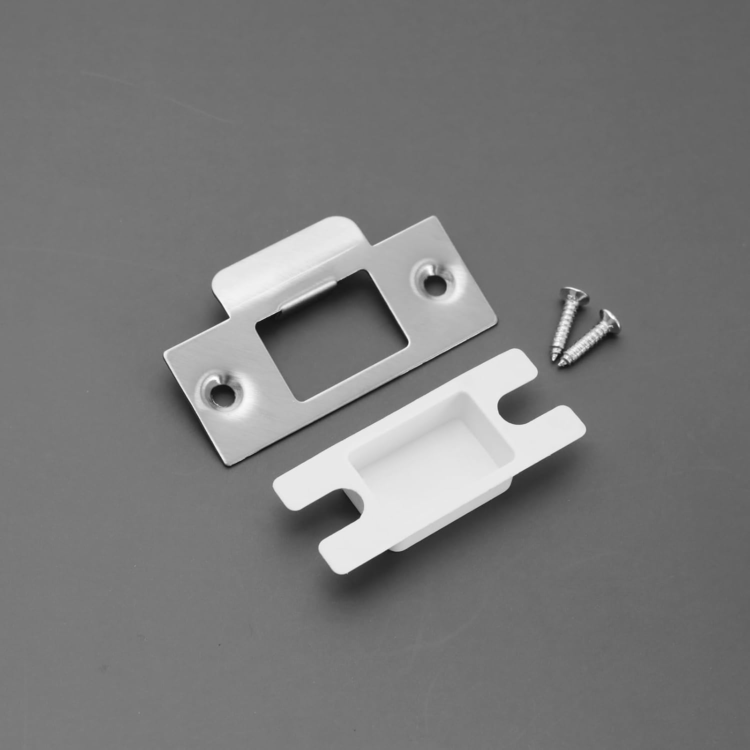 eMagTech 5 Set Door Strike Plate Kit with Dust Box for Wooden Doors