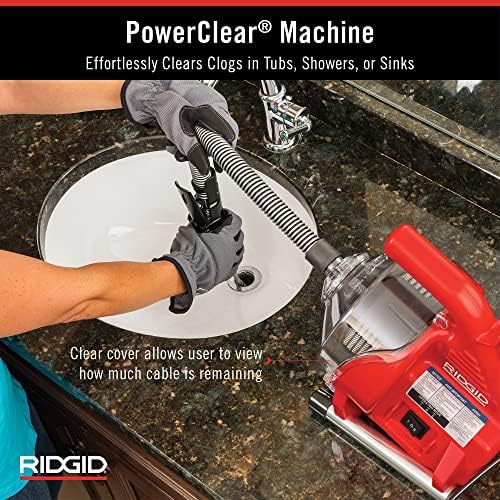 RIDGID 55808 PowerClear 120-Volt Drain Cleaning Machine