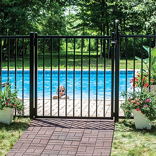 Barrette Outdoor Living Standard Butterfly Hinge Black Durable Gate Hinge 1-12
