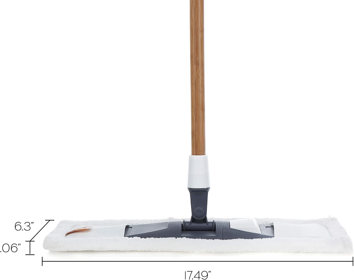 Full Circle Mighty Mop 2-in-1 WetDry Microfiber Mop Head Refill Replaceable Design Durable Earth-Friendly