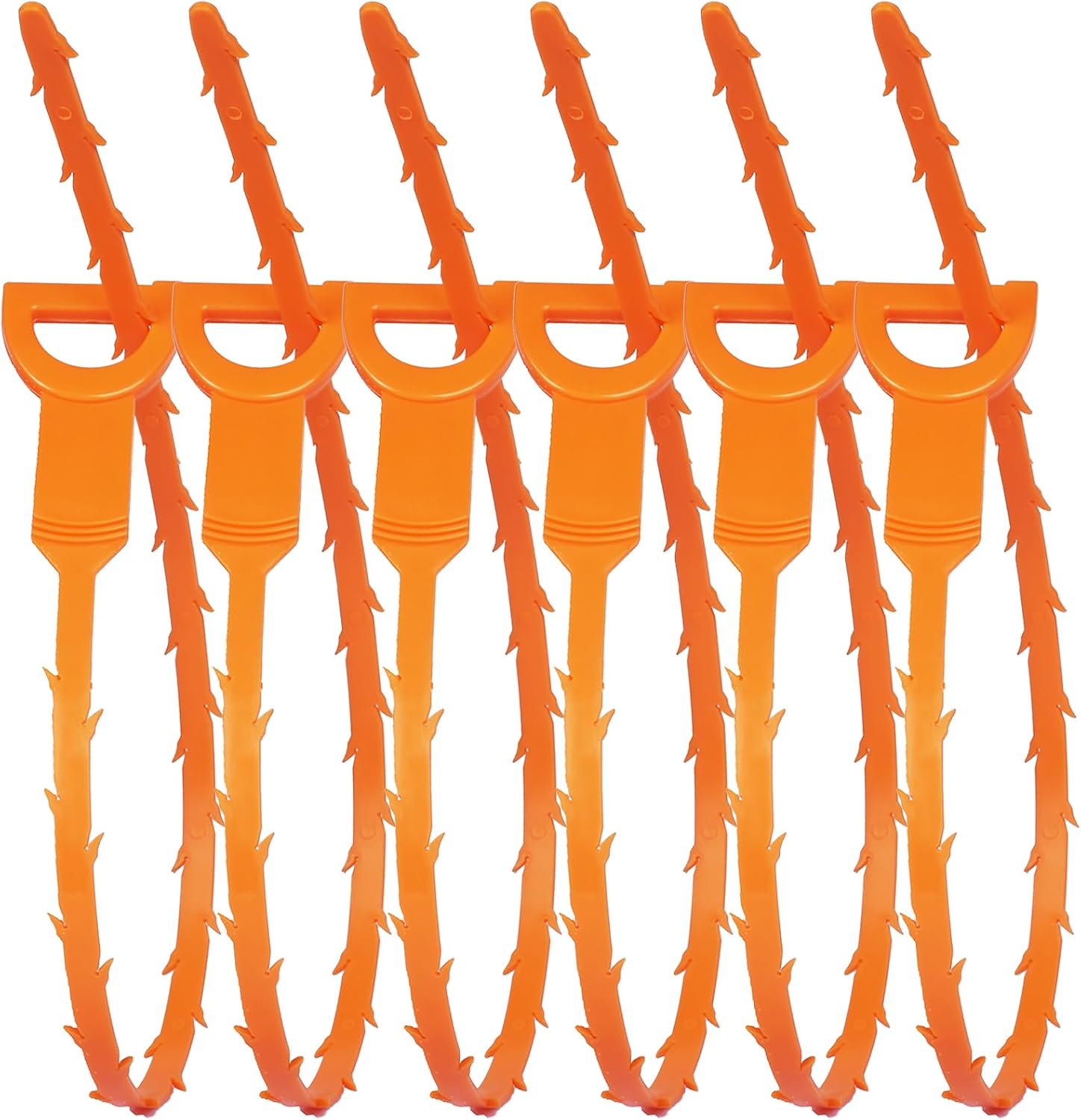 ONEHERE 6Pack Hair Drain Clog Remover Tools for Kitchen Sink Bathroom Tub Toilets