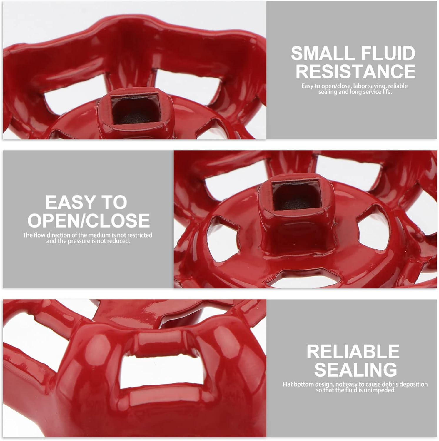 FA Bro Water Valve Handle ReplacementTOVINANNAIron Gate Ball Handle for Outdoor Water Fittings