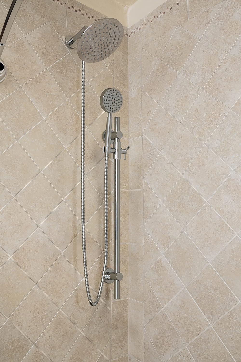 HammerHead Showers - Durable Split Shower Diverter Valve - Dual Handheld Fixed Install 25 GPM Solid Brass